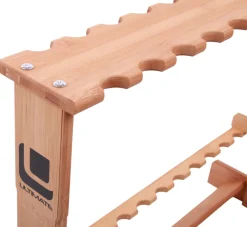 Ultimate 24-Rod Rack Wood