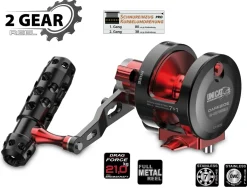 Uni Cat Darkside 2-Speed LH-6002 Meerval Reel