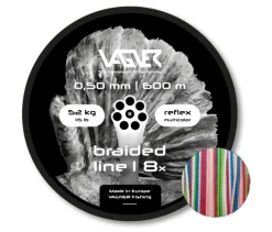 Vagner Braided Reflex Multicolor Meerval Lijn 52kg/0.50mm (600m)
