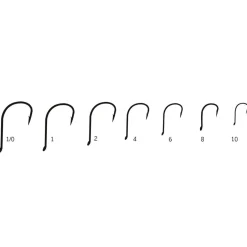 Vercelli Kantuki Umi Tamago Black Nickel Zeevis Haak (25 stuks)