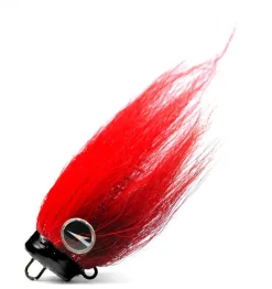 VMC Mustache Rig Red Hot Loodvrije Bucktail Jighead