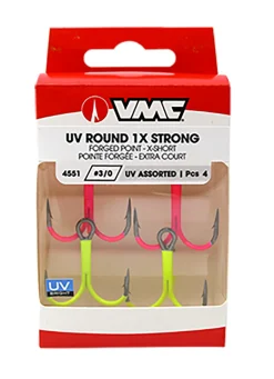 VMC UV Round 1X 4551 Assort Dreggen (4 Stuks)