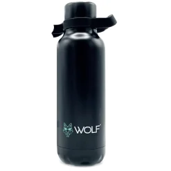 Wolf Flask 750ml Black Thermosfles